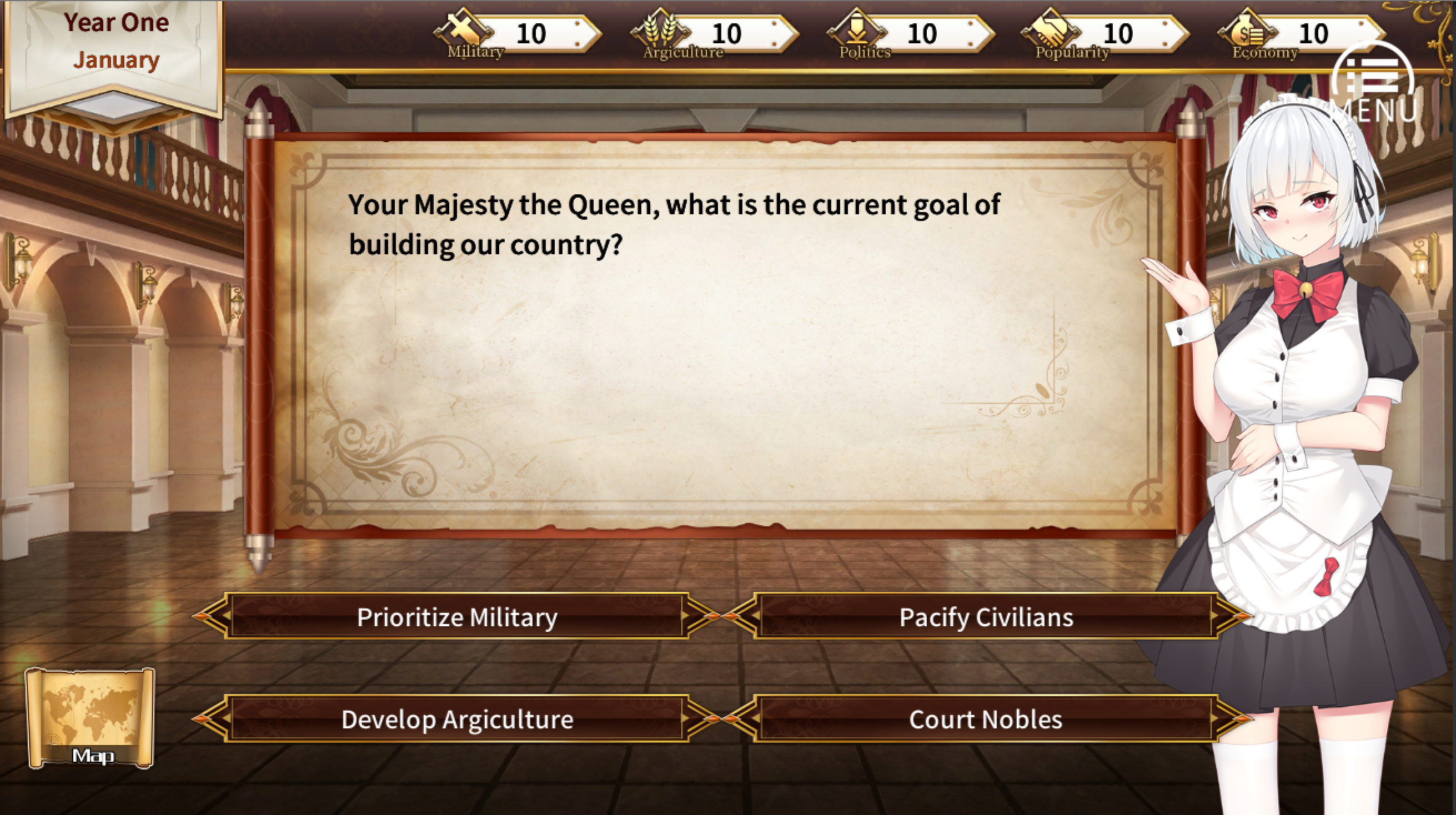 Playmeow - Adult game platform that supports original games Queen's Glory screenshot1