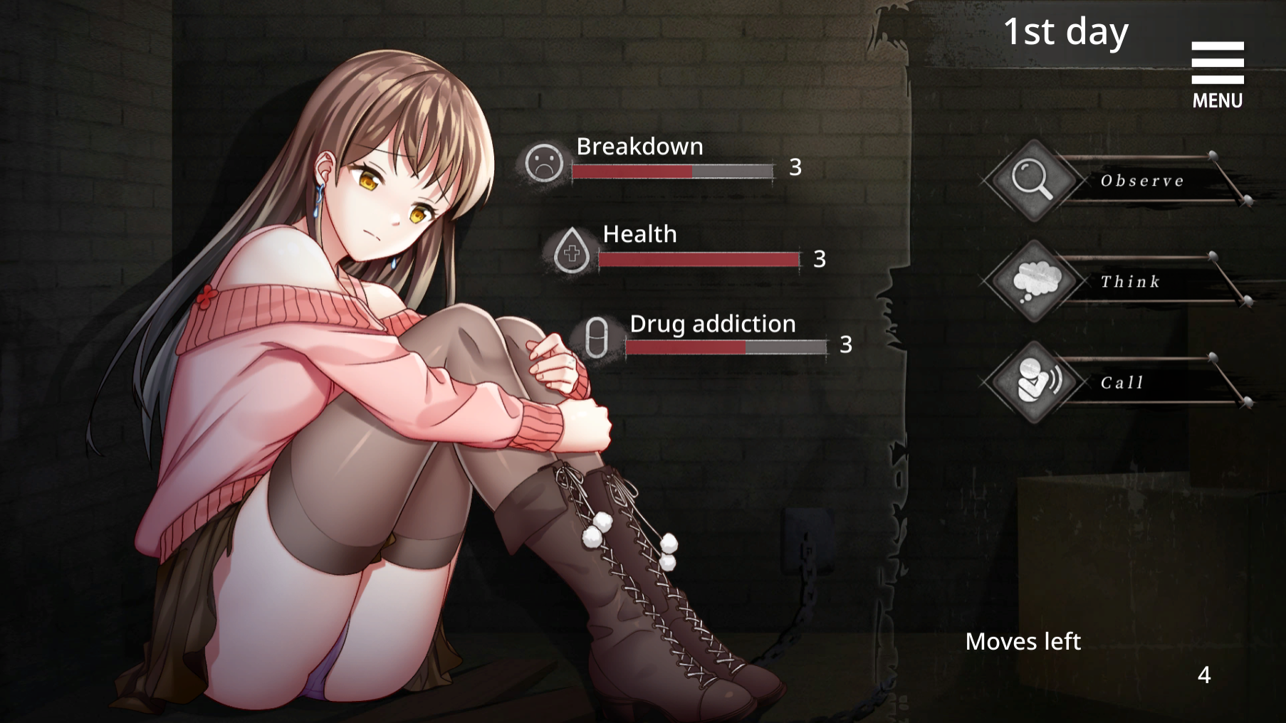 Playmeow - Adult game platform that supports original games Natsuki's Life In Prison screenshot2